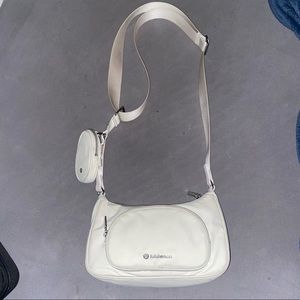 lululemon white opal crossbody bag